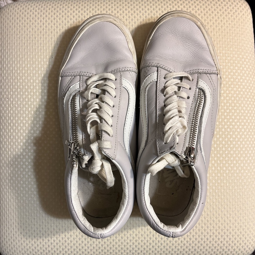 leather vans